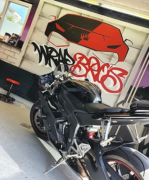 Motorrad, Teilfolierung von WrapBro's