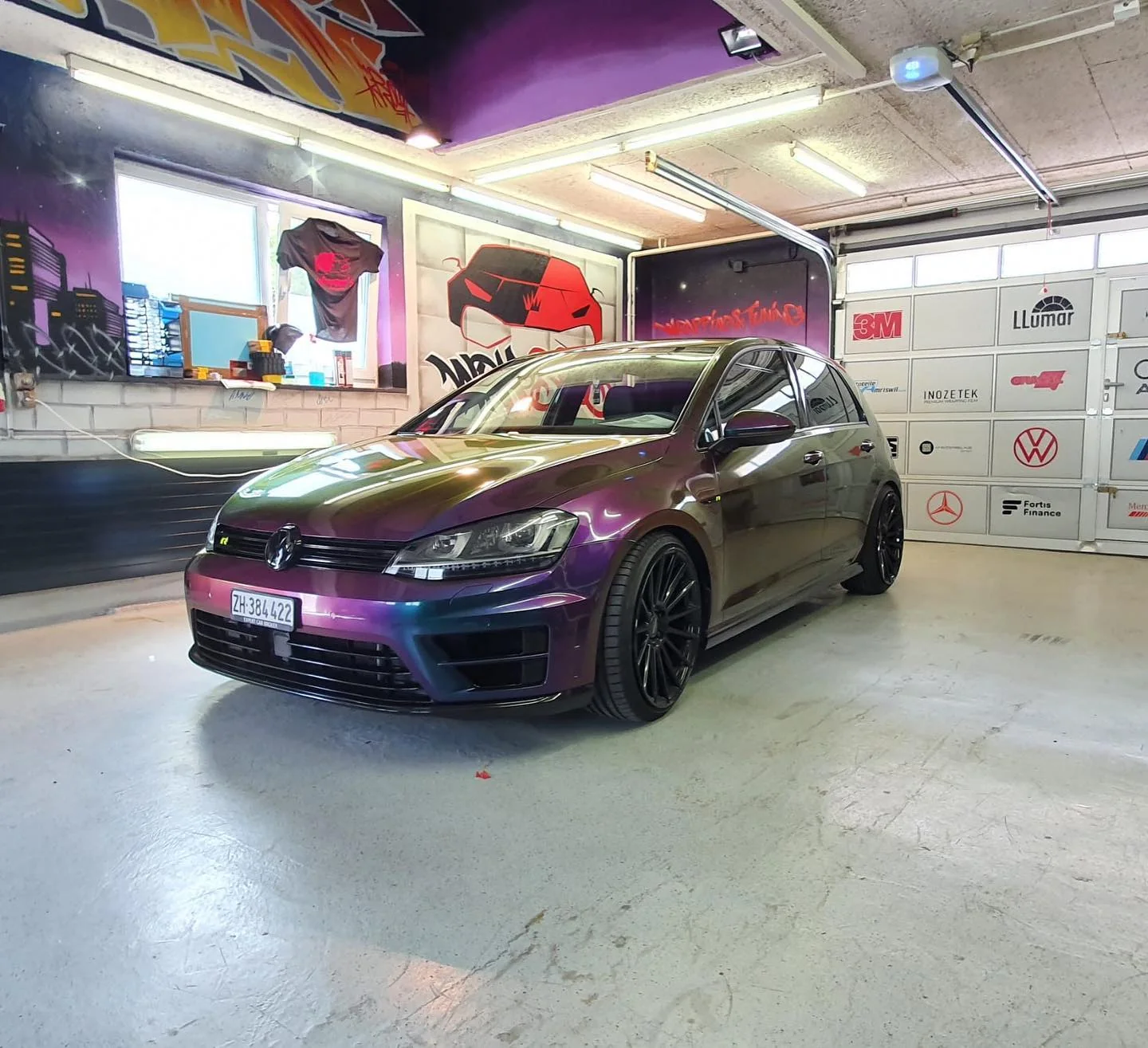VW Golf 7 R, Folierung
