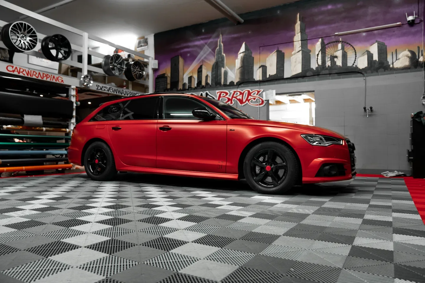 Audi A6, Folierung + Lackierung + Interieur