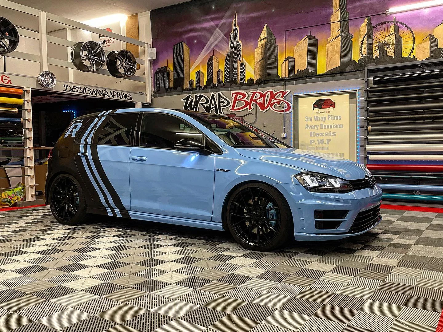 VW Golf 7 R, Folierung
