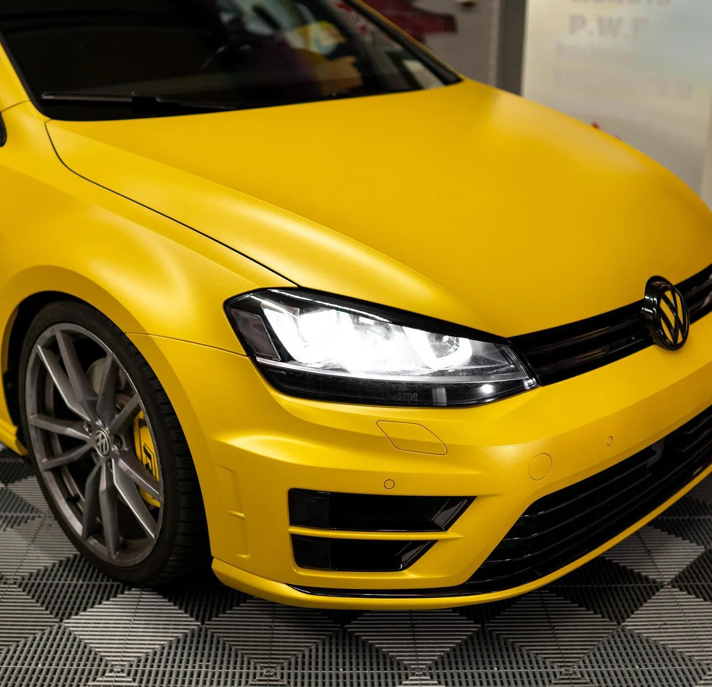 VW Golf 7 R, Folierung