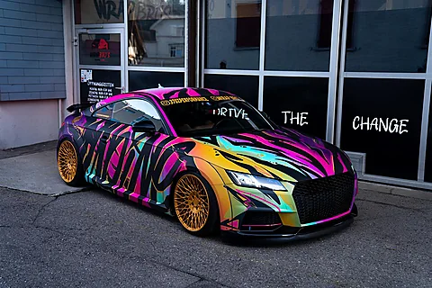 Audi TT RS, Digitaldruckfolierung von WrapBro's