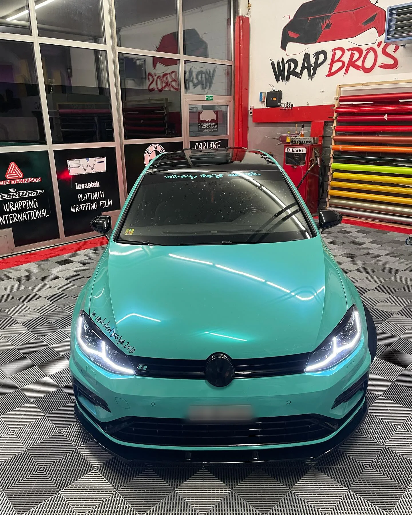 VW Golf MK7.5 R, Folierung