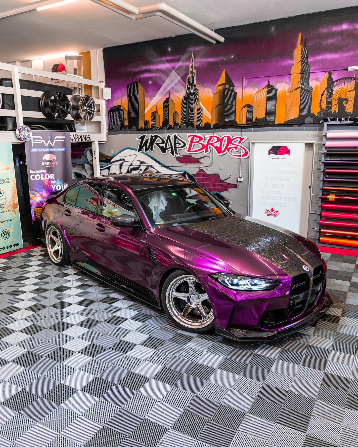 BMW M3 Competition (G80), Folierung