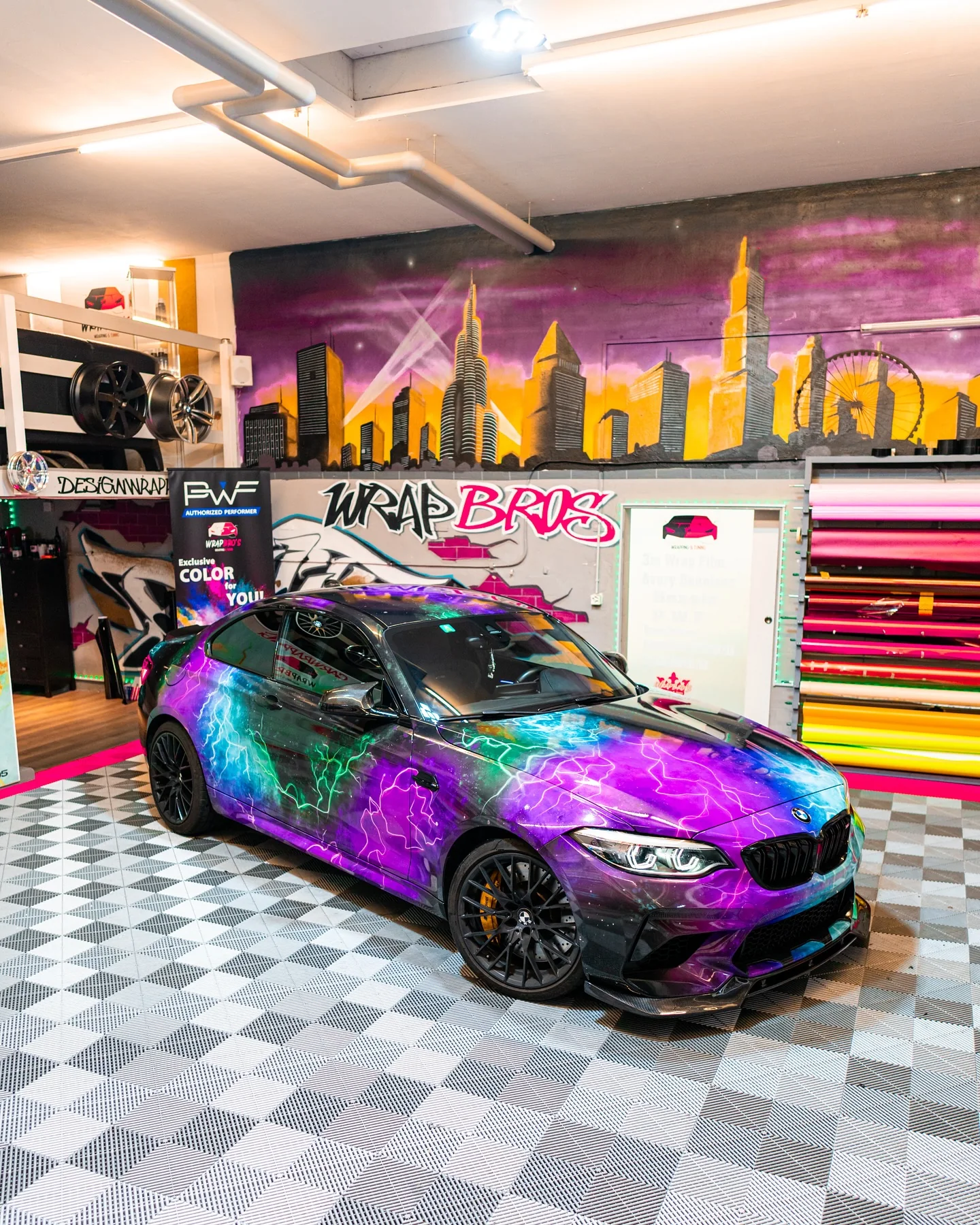 BMW M2 Competition, Digitaldruckfolierung + PPF + Interieur